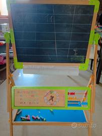 lavagna didattica bifacciale per bambini