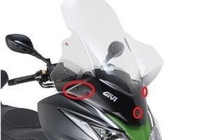 ATTACCHI GIVI PER PARABREZZA KAWASAKI J125 J300