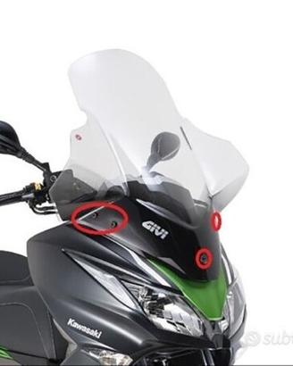 ATTACCHI GIVI PER PARABREZZA KAWASAKI J125 J300