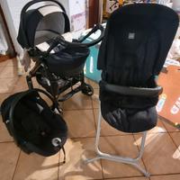 Trio passeggini