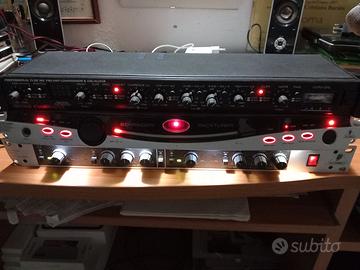Channel strip,exciter,accordatore  3 unita' rack