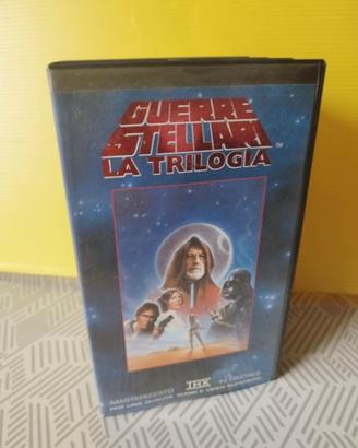 Cofanetto Vhs Guerre Stellari trilogia.