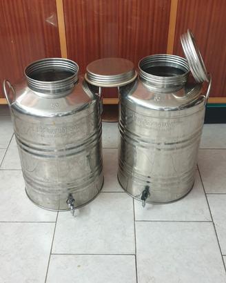 Fusti olio in Acciaio Inox
