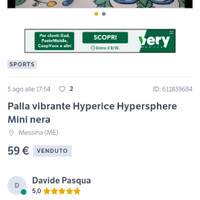 Palla massaggiante vibrante hiperice hipersphere