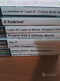 Giochi ps2 room zoom Sly 3 dragonball lupin