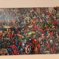 Puzzle marvel con cornice