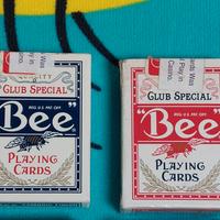 2 Carte da gioco Bee ♣️ provenienza Las Vegas