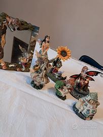 Statuine in miniatura decorate.