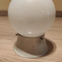 applique a sfera in vetro e plastica anni 50/60