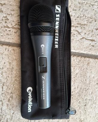Microfono Sennheiser + asta