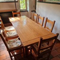 tavolo da pranzo in palissandro 