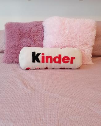 Cuscino barretta di cioccolato fatto a mano 