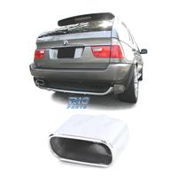 TERMINALE SCARICO UNIVERSALE IN ACCIAIO INOSSIDABI