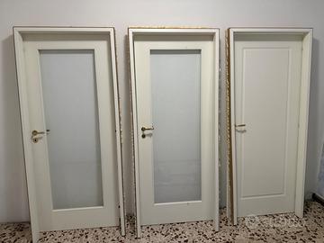 N.6 Porte da interno in legno bianco