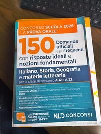 Concorso Scuola 2026 – 150 domande prova orale A12