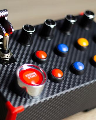 ButtonBox Start Engine Sim Racing Leva Luminosa PC