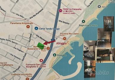 Alloggio dal 5/9 al 12/9 a borghetto ss