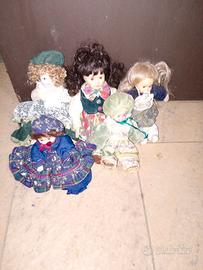 bambole in ceramica 