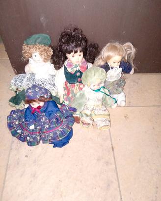 bambole in ceramica 