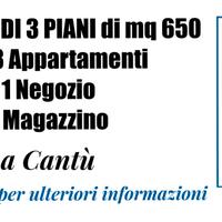 315/25 a Cantù Palazzina di 3 piani + appartamenti
