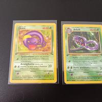 Ekans & Arbok – Fossil Prima Edizione – Lotto Unic