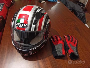 casco agv + guanti