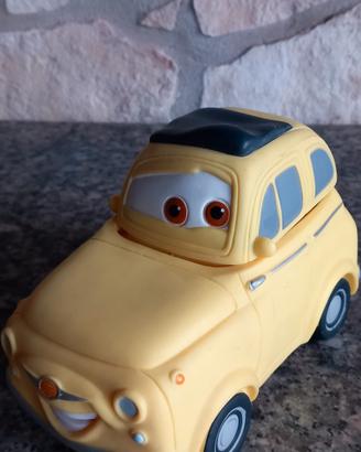 Automobilina gialla Disney Pixar 2006 Fiat Adimex 