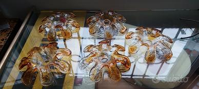 MAZZEGA Vetri lampada Modernariato 