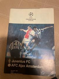 Opuscolo UEFA Champions League Juventus-Ayax