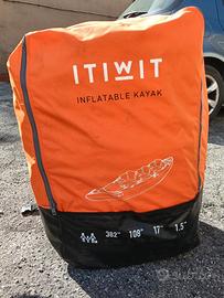 canoa gonfiabile 3 posti