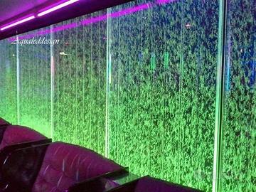 PANNELLO ACQUA E BOLLE CASCATA MURO ACQUA