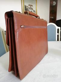 borsa porta documenti in pelle