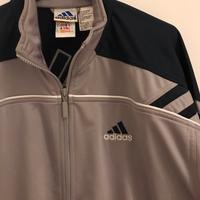 Adidas Vintage 90s Track Jacket tgL grigio