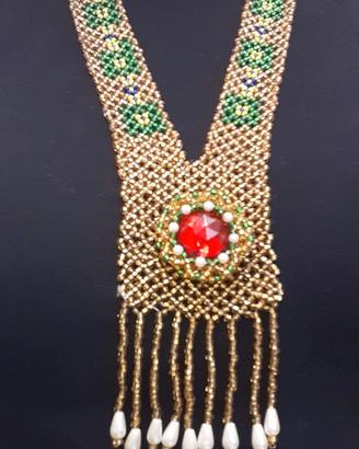 collana con perline Vintage anni 70, originale