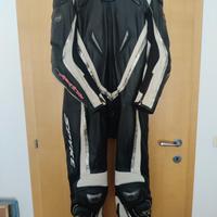 Tuta moto Spike 100% pelle di canguro 