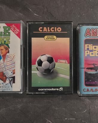 Lotto giochi sport e simulazione commodore 64
