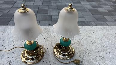 Coppia Abat-jour / Lampade da Tavolo Vintage
