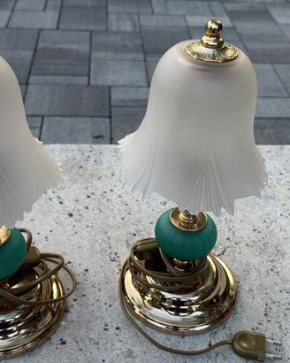 Coppia Abat-jour / Lampade da Tavolo Vintage