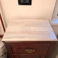 coppia di mensole in marmo rosa