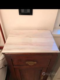 coppia di mensole in marmo rosa