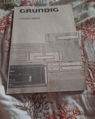 Istruzioni  videorecorder grundig  gv 740 hifi
