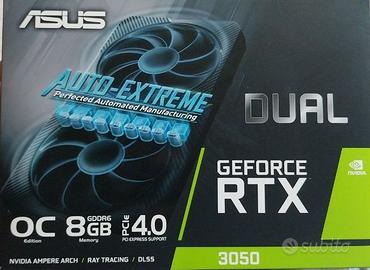 ASUS GeForce RTX 3050 (oc edition) 8gb DDR6 PCIe=4