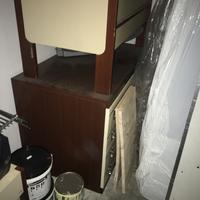 Comó, comodini, poltrona letto, materassi