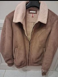 giubbino bomber sseinse in ecomontone/ scamosciato