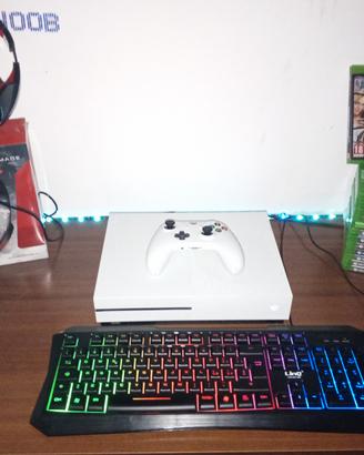 🔴XBOX ONE S + POSTAZIONE DA GAMING + 13 GIOCHI 🔥