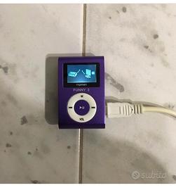 Mini lettore mp3 nuovo mai usato ideale x correre