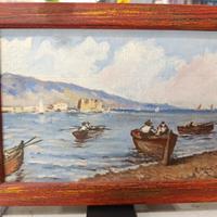 Olio Su tela Roberto Milani 23x16 cm Su Cornice