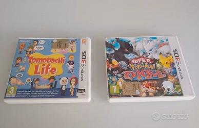 NINTENDO 3DS Tomodachi Life e Super Pokemon Rumble