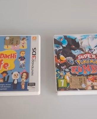NINTENDO 3DS Tomodachi Life e Super Pokemon Rumble