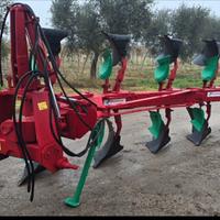 Trattore Aratro 4 vomeri kverneland LB115